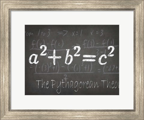 Framed Mathematical Elements IV Print