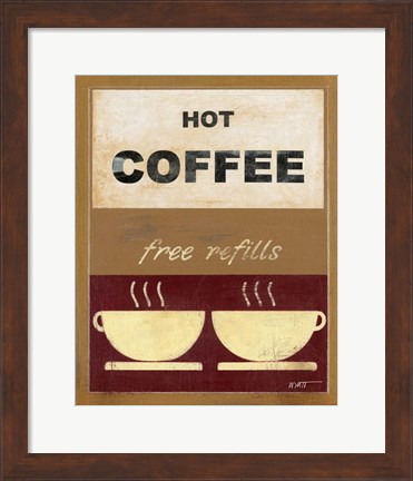 Framed Hot Coffee II Print