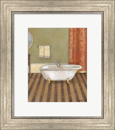 Framed Upscale Bath II Print