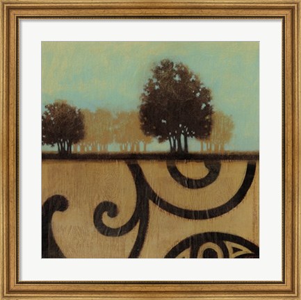 Framed Mediterranean Twilight II Print