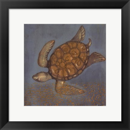 Framed Sea Turtle II Print