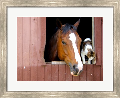 Framed Best friends Print