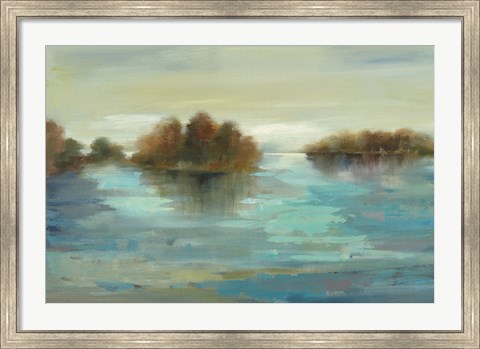 Framed Serenity on the River Print