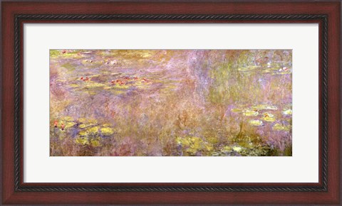 Framed Waterlilies, after 1916 Print