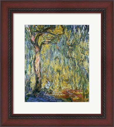 Framed Large Willow at Giverny, 1918 Print