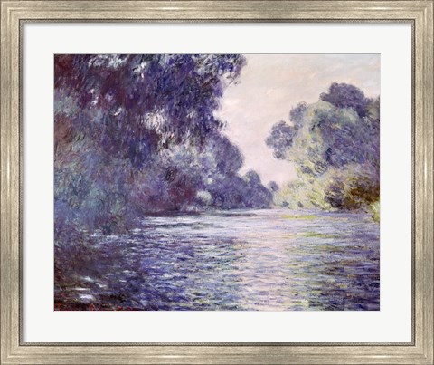 Framed Branch of the Seine near Giverny, 1897 detail Print