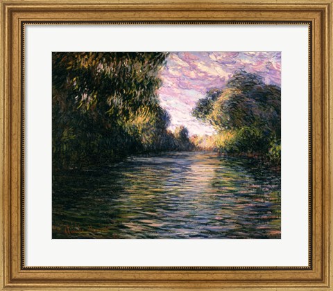 Framed Morning on the Seine, 1897 Print