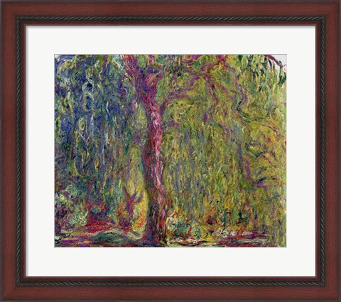 Framed Weeping Willow, 1918-19 Print