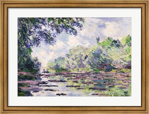 Framed Seine at Giverny, 1885 Print