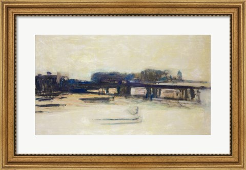 Framed Study for Charing Cross Bridge Print