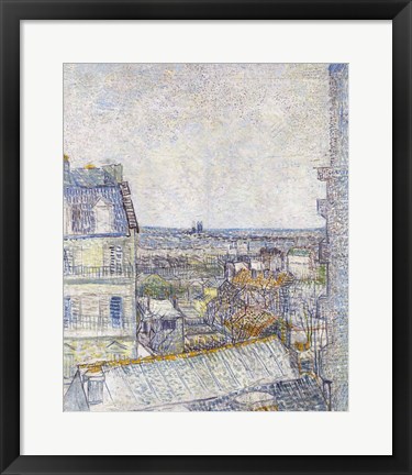 Framed View from the Artist&#39;s Window Print