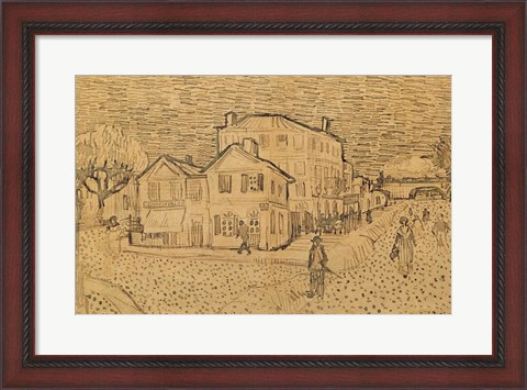 Framed Artist&#39;s House in Arles Print