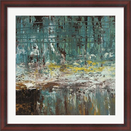 Framed Deep Waters II Print