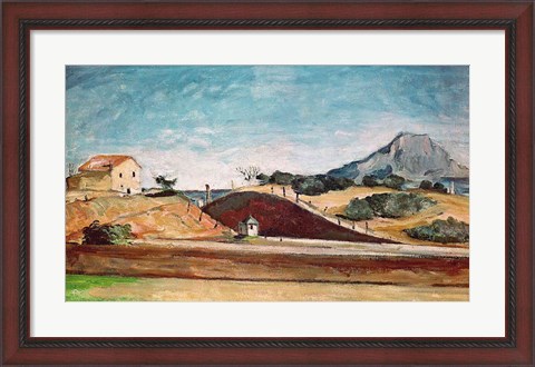 Framed Railway Cutting Print