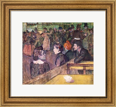 Framed At the Moulin de la Galette, 1899 Print