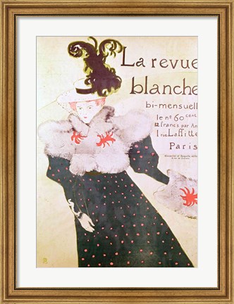 Framed Poster advertising &#39;La Revue Blanche&#39;, 1895 Print