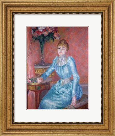 Framed Madame de Bonnieres, 1889 Print