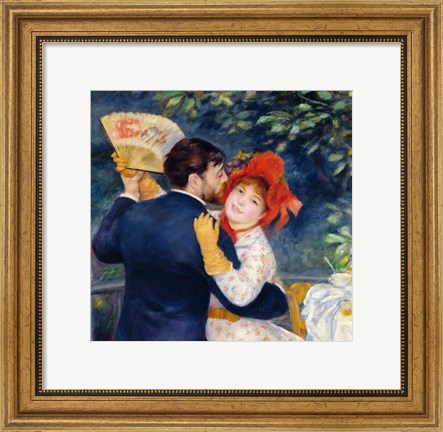 Framed Dance in the Country, 1883 - upclose Print