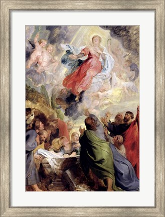 Framed Assumption of the Virgin Mary Print