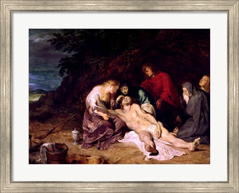 Framed Lamentation over the Dead Christ with St. John and the Holy Women Print