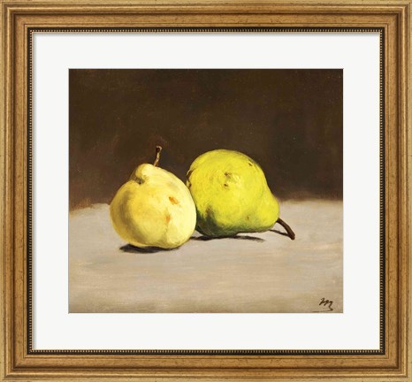 Framed Two Pears, 1864 Print