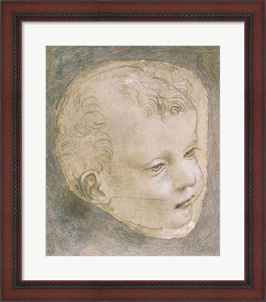 Framed Head of a Child Print