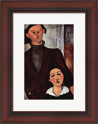 Framed Portrait of Jacques &amp; Berthe Lipchitz Print