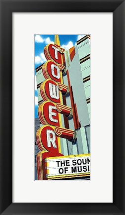 Framed Tower Theater Print