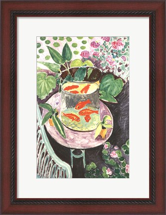 Framed Goldfish Print