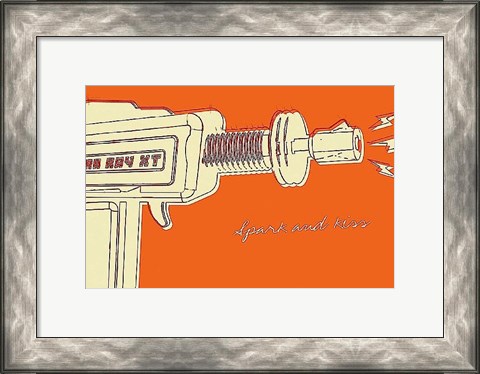 Framed Lunastrella Raygun No. 1 Print