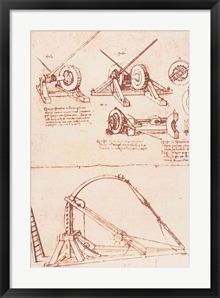 Framed Designs for a Catapult Print