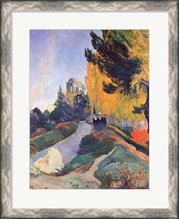 Framed Alyscamps, Arles, 1888 Print