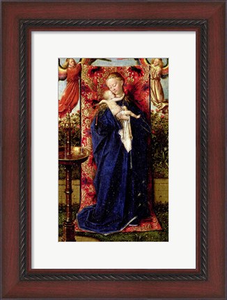 Framed Madonna at the Fountain, 1439 Print