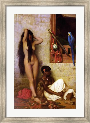 Framed Slave for Sale, 1873 Print