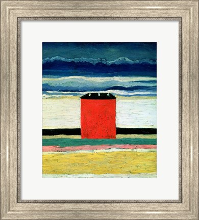 Framed Red House, 1932 Print