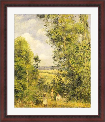 Framed Rest in the Meadow, 1878 Print