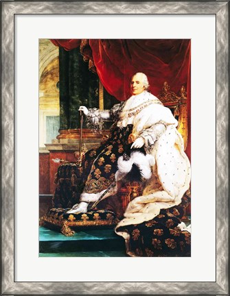 Framed Louis XVIII Print