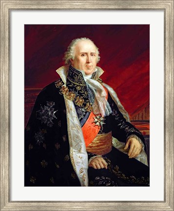 Framed Charles-Francois Lebrun Print