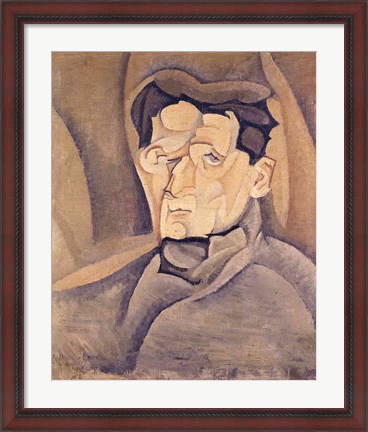 Framed Portrait of Maurice Raynal Print