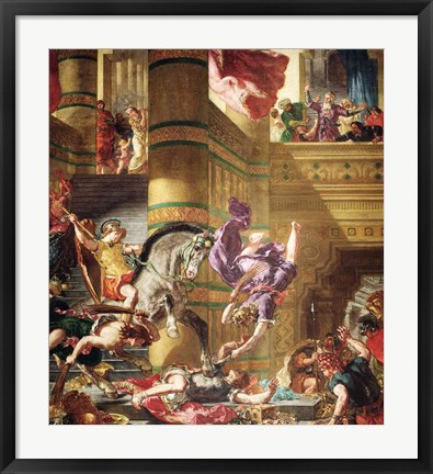 Framed Expulsion of Heliodorus from the Temple Print