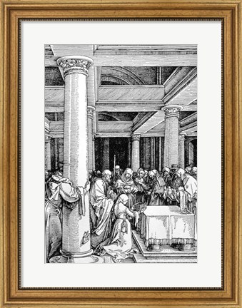 Framed Presentation in the Temple Print