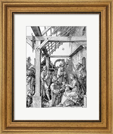 Framed Adoration of the Magi, 1511 Print