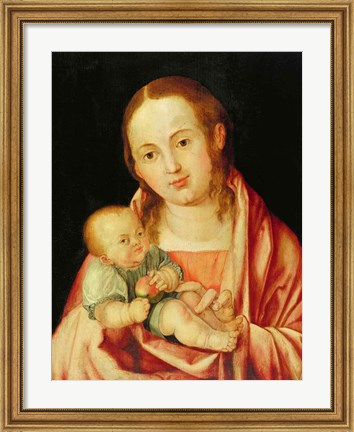 Framed Mary and her Child Print