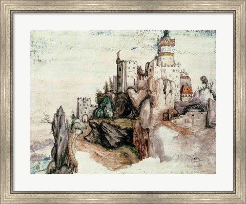 Framed Fortified Castle Print