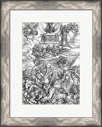 Framed Scene from the Apocalypse, The Four Vengeful Angels Print