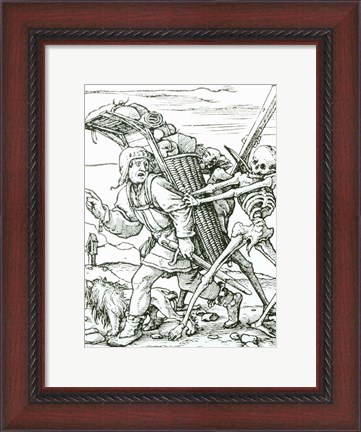 Framed Death and the Pedlar Print