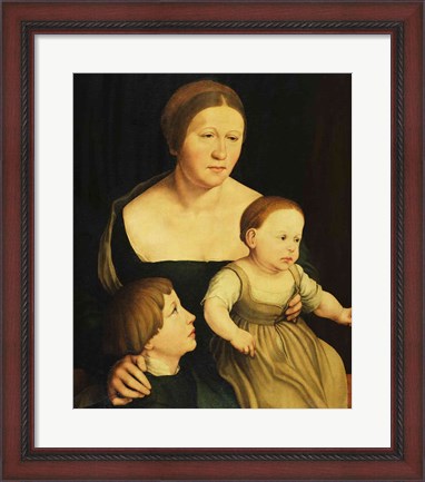 Framed Charity or The Family of the Artist, c.1528 Print