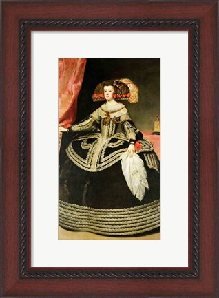 Framed Queen Maria Anna of Austria Print