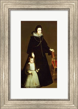 Framed Dona Antonia de Ipenarrieta y Galdo Print