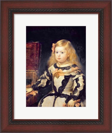 Framed Portrait of the Infanta Maria Marguerita Print